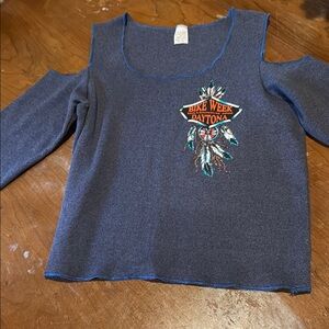 Daytona Bike Week Cold Shoulder Top MILLENNIUM BIKE Week 2000 NWOT